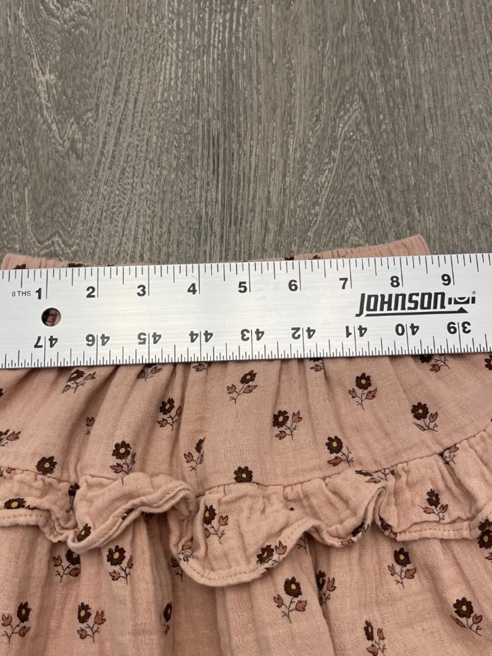 Rylee + Cru Midi Skirt Girls Toddler 2-3Y Midi Pink Ditsy Floral Tiered Cotton